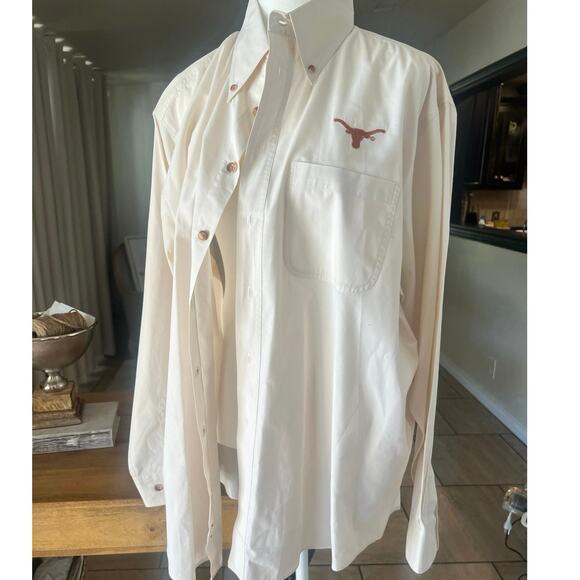 RARE University of Texas UT Long Sleeve Button down Gameday Shirt XL - Picture 1 of 5